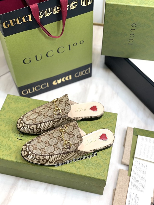 gucci古馳2022新色全新升級版本羊皮織帶馬銜扣半拖 純銅馬銜扣 dx2902